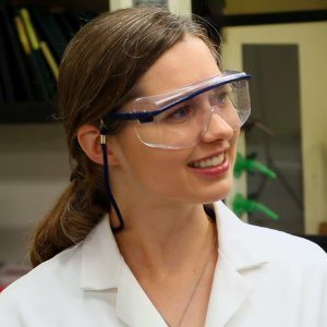 Chemist in lab coat